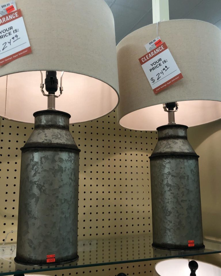 hobby lobby clearance lamps