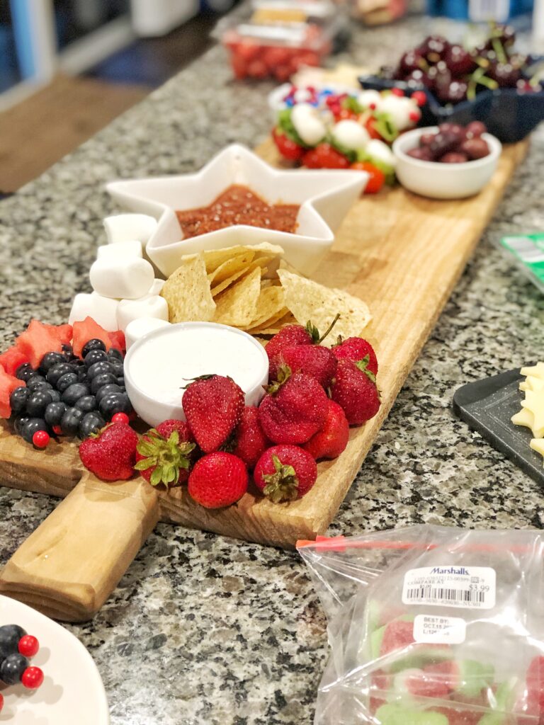 fourth of july charcuterie board
