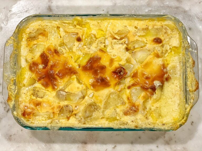 Mom's Homemade Scalloped Potatoes - Aubrey Swan Blog